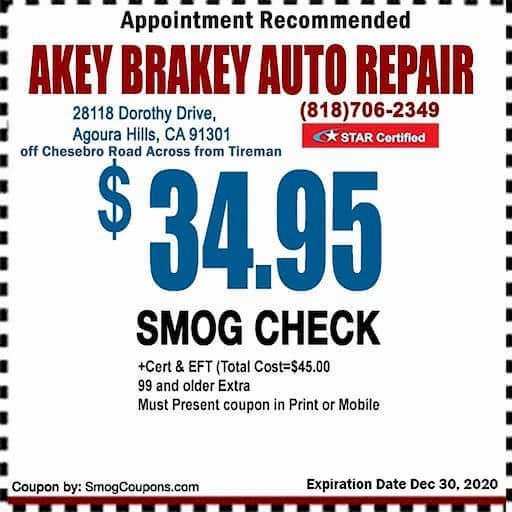 $34.95 Smog Check | STAR Certified | Tires, Auto Repair Shop